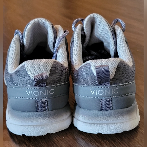 Vionic Women's Gray Athletic Lace-Up running Sneakers Size 7.5 - Picture 5 of 7